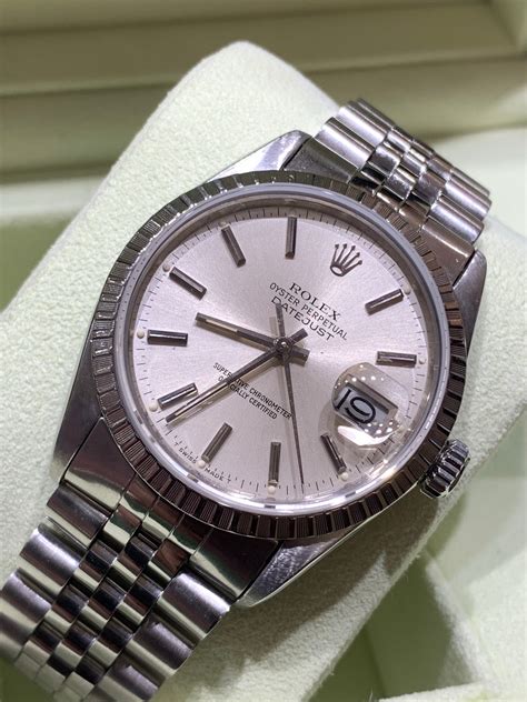 rolex datejust 16030 grey|rolex 16030 production years.